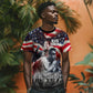 Stokely Carmichael T shirt American Flag Background Black Power Quote Civil Rights Leader Powerful Speech - African Pride