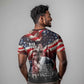 Stokely Carmichael T shirt American Flag Background Black Power Quote Civil Rights Leader Powerful Speech - African Pride