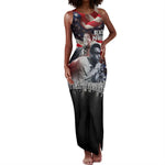 Stokely Carmichael Tank Maxi Dress American Flag Background Black Power Quote Civil Rights Leader Powerful Speech - African Pride