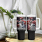 Stokely Carmichael Tumbler With Handle American Flag Background Black Power Quote Civil Rights Leader Powerful Speech - African Pride
