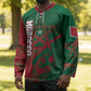 Personalized Morocco Football Hockey Jersey Geometric Star Flag Soccer National Pride