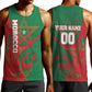 Personalized Morocco Football Men Tank Top Geometric Star Flag Soccer National Pride