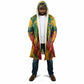 Personalized South Africa Football Cloak South African Flag Inspiration - Soccer Graphic Bold Color Blocks