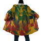 Personalized South Africa Football Cloak South African Flag Inspiration - Soccer Graphic Bold Color Blocks