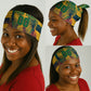 Personalized South Africa Football Neck Gaiter South African Flag Inspiration - Soccer Graphic Bold Color Blocks