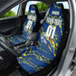 Personalized Curacao Football Car Seat Cover Caribbean Splash Paint Soccer Graphic