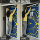 Personalized Curacao Football Door Cover Caribbean Splash Paint Soccer Graphic