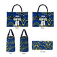 Personalized Curacao Football Leather Bag Caribbean Splash Paint Soccer Graphic
