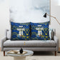 Personalized Curacao Football Pillow Cover Caribbean Splash Paint Soccer Graphic