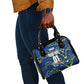 Personalized Curacao Football Shoulder Handbag Caribbean Splash Paint Soccer Graphic