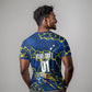 Personalized Curacao Football T shirt Caribbean Splash Paint Soccer Graphic