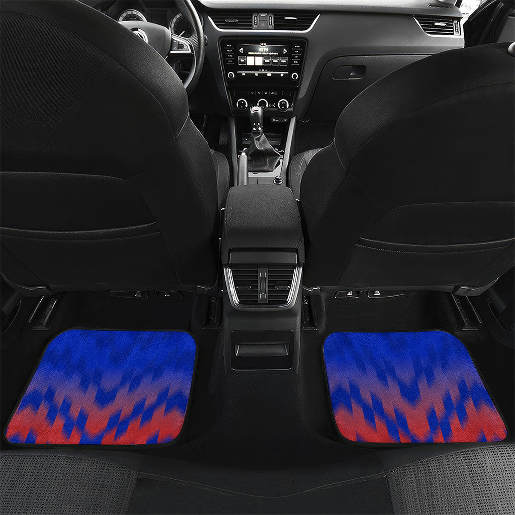 Personalized Haiti Football Car Mats Brush Stroke Soccer Graphic Flag Colors