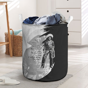 Nat Love Laundry Basket Deadwood Dick Legendary Black Cowboy - Famous Outlaw Quote