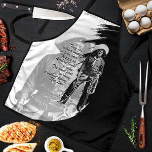 Nat Love Apron Deadwood Dick Legendary Black Cowboy - Famous Outlaw Quote