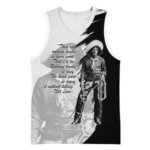 Nat Love Basketball Jersey Deadwood Dick Legendary Black Cowboy - Famous Outlaw Quote