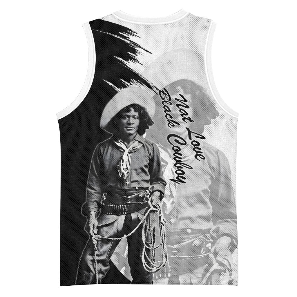 Nat Love Basketball Jersey Deadwood Dick Legendary Black Cowboy - Famous Outlaw Quote