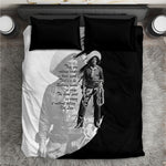 Nat Love Bedding Set Deadwood Dick Legendary Black Cowboy - Famous Outlaw Quote