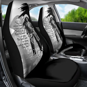 Nat Love Car Seat Cover Deadwood Dick Legendary Black Cowboy - Famous Outlaw Quote