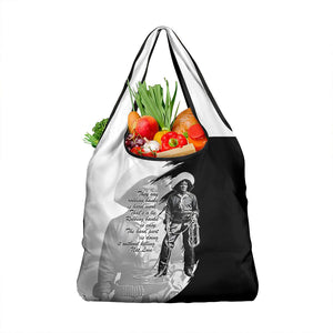 Nat Love Grocery Bag Deadwood Dick Legendary Black Cowboy - Famous Outlaw Quote