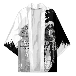Nat Love Kimono Deadwood Dick Legendary Black Cowboy - Famous Outlaw Quote