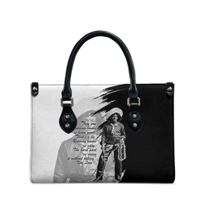 Nat Love Leather Bag Deadwood Dick Legendary Black Cowboy - Famous Outlaw Quote