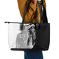 Nat Love Leather Tote Bag Deadwood Dick Legendary Black Cowboy - Famous Outlaw Quote