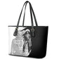 Nat Love Leather Tote Bag Deadwood Dick Legendary Black Cowboy - Famous Outlaw Quote