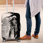 Nat Love Luggage Cover Deadwood Dick Legendary Black Cowboy - Famous Outlaw Quote