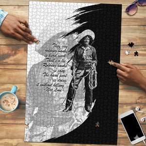Nat Love Puzzle Deadwood Dick Legendary Black Cowboy - Famous Outlaw Quote