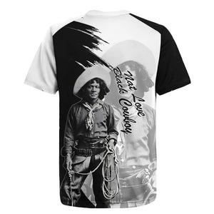 Nat Love Rugby Jersey Deadwood Dick Legendary Black Cowboy - Famous Outlaw Quote