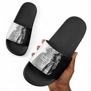 Nat Love Slide Sandals Deadwood Dick Legendary Black Cowboy - Famous Outlaw Quote