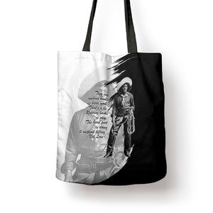 Nat Love Tote Bag Deadwood Dick Legendary Black Cowboy - Famous Outlaw Quote