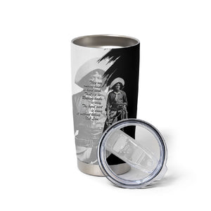 Nat Love Tumbler Cup Deadwood Dick Legendary Black Cowboy - Famous Outlaw Quote
