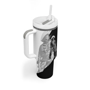 Nat Love Tumbler With Handle Deadwood Dick Legendary Black Cowboy - Famous Outlaw Quote
