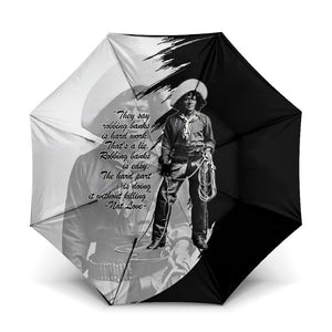 Nat Love Umbrella Deadwood Dick Legendary Black Cowboy - Famous Outlaw Quote