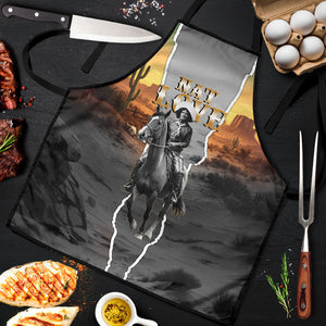 Nat Love Deadwood Dick Legendary Black Cowboy Apron Western Frontier Style With Native Southwest Pattern