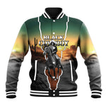 Nat Love Deadwood Dick Legendary Black Cowboy Baseball Jacket Western Frontier Style With Native Southwest Pattern