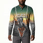Nat Love Deadwood Dick Legendary Black Cowboy Button Sweatshirt Western Frontier Style With Native Southwest Pattern