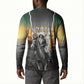 Nat Love Deadwood Dick Legendary Black Cowboy Button Sweatshirt Western Frontier Style With Native Southwest Pattern