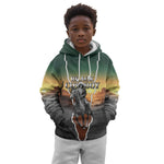 Nat Love Deadwood Dick Legendary Black Cowboy Kid Hoodie Western Frontier Style With Native Southwest Pattern