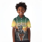 Nat Love Deadwood Dick Legendary Black Cowboy Kid Polo Shirt Western Frontier Style With Native Southwest Pattern