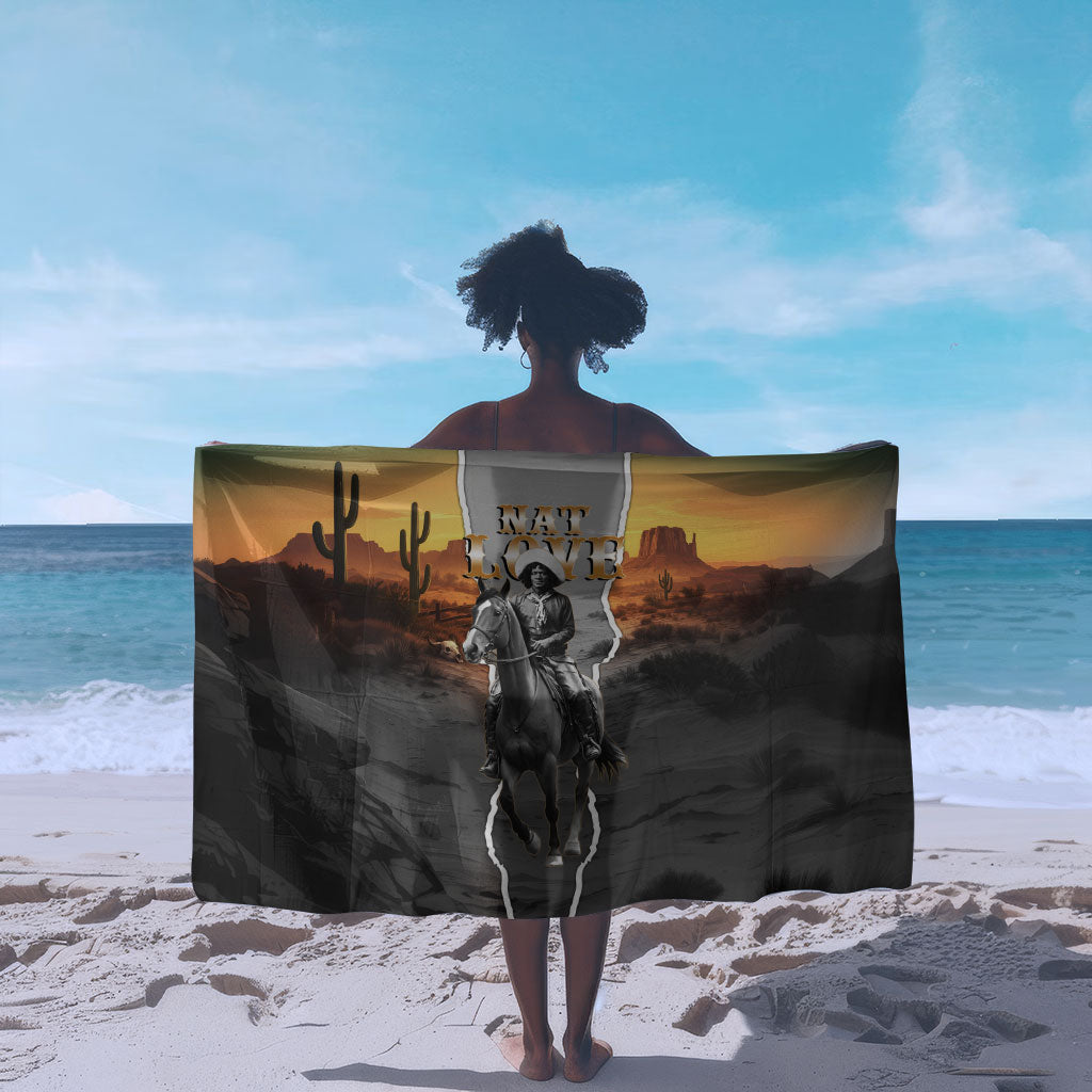 Nat Love Deadwood Dick Legendary Black Cowboy Sarong Western Frontier Style With Native Southwest Pattern