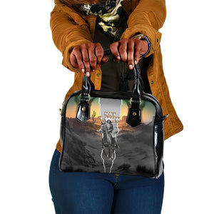 Nat Love Deadwood Dick Legendary Black Cowboy Shoulder Handbag Western Frontier Style With Native Southwest Pattern
