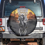 Nat Love Deadwood Dick Legendary Black Cowboy Spare Tire Cover Western Frontier Style With Native Southwest Pattern