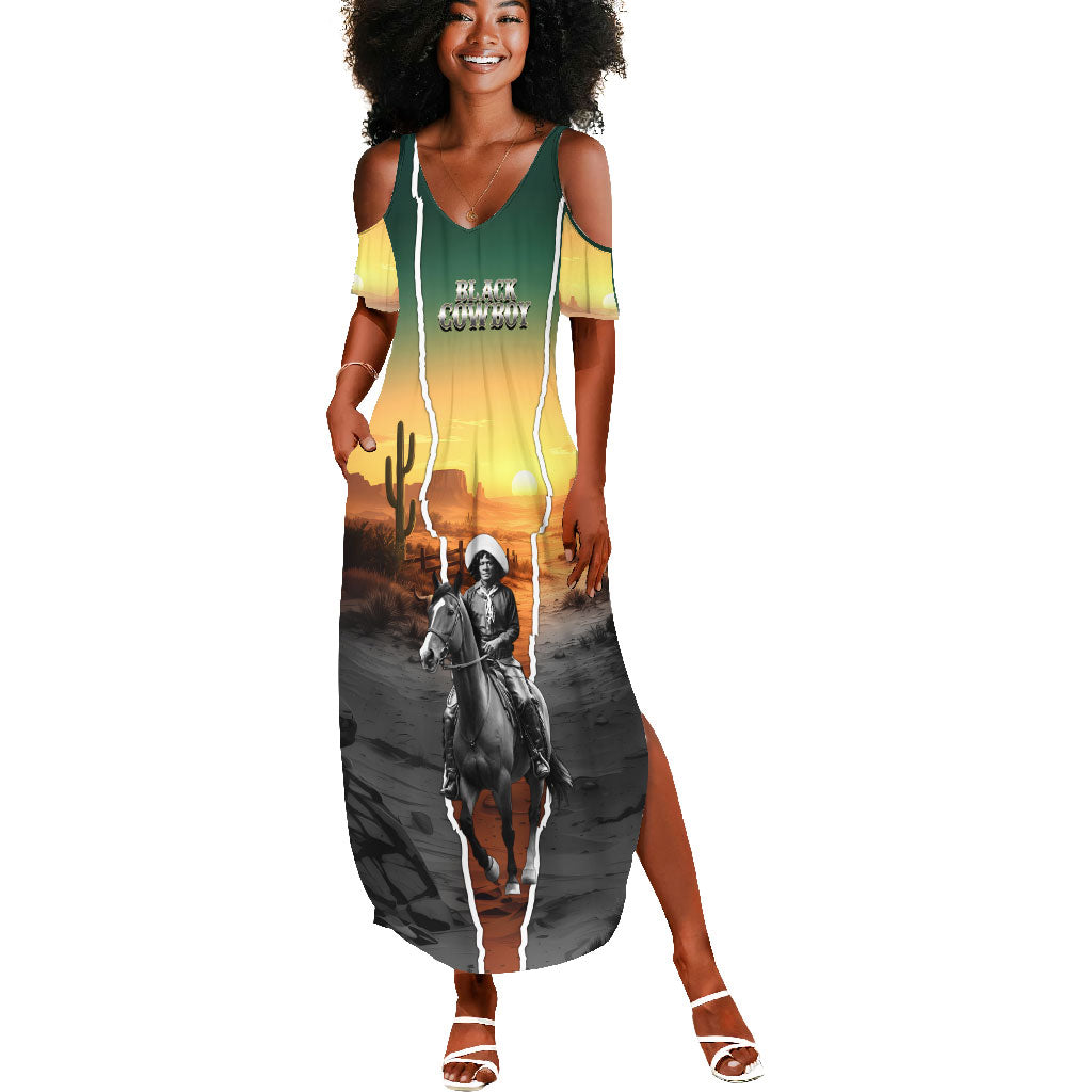Nat Love Deadwood Dick Legendary Black Cowboy Summer Maxi Dress Western Frontier Style With Native Southwest Pattern