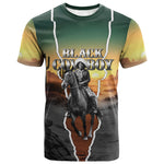 Nat Love Deadwood Dick Legendary Black Cowboy T shirt Western Frontier Style With Native Southwest Pattern