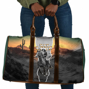 Nat Love Deadwood Dick Legendary Black Cowboy Travel Bag Western Frontier Style With Native Southwest Pattern
