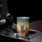 Nat Love Deadwood Dick Legendary Black Cowboy Tumbler Cup Western Frontier Style With Native Southwest Pattern