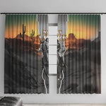 Nat Love Deadwood Dick Legendary Black Cowboy Window Curtain Western Frontier Style With Native Southwest Pattern