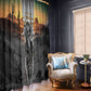 Nat Love Deadwood Dick Legendary Black Cowboy Window Curtain Western Frontier Style With Native Southwest Pattern